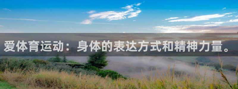 3377体育在线登录官网入口：爱体育运动：身体的表达方式和精神力量。